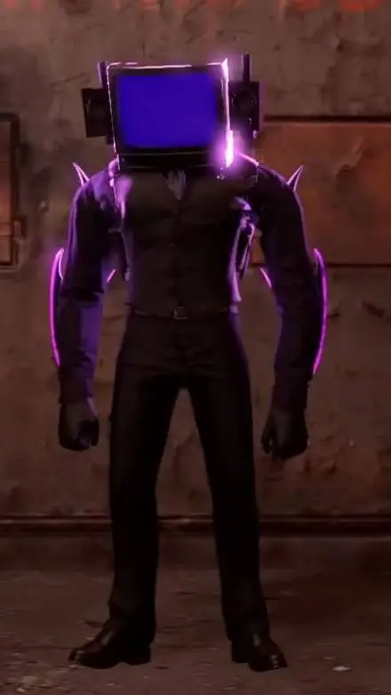 ai character: shadow tvman background