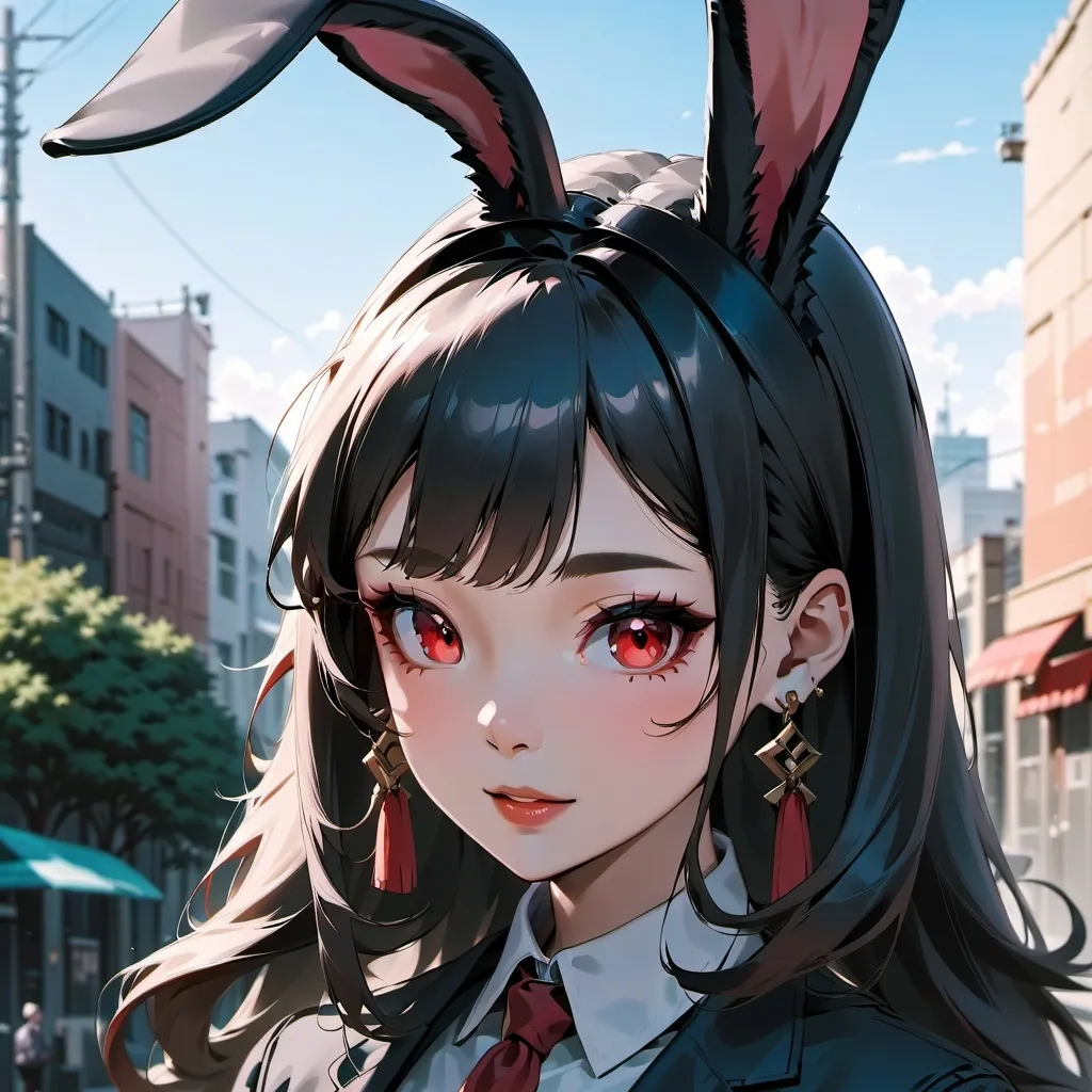 chat with ai character: rabbit girl 