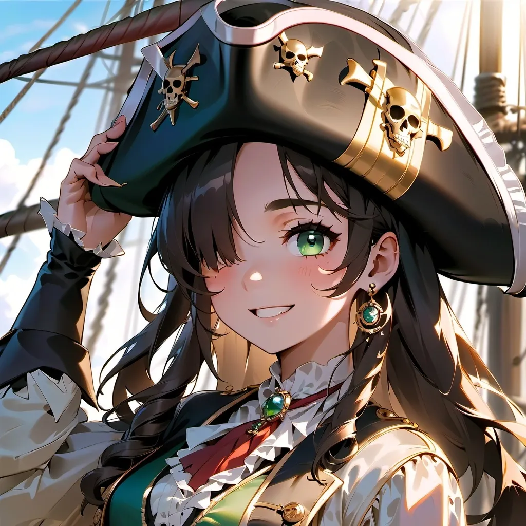 chat with ai character: pirate girl 