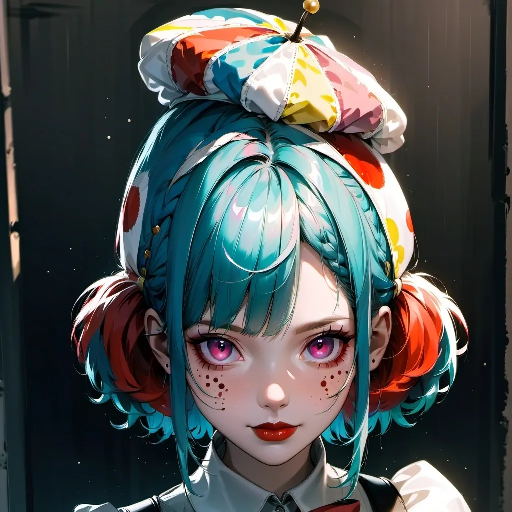chat with ai character: clown girl 