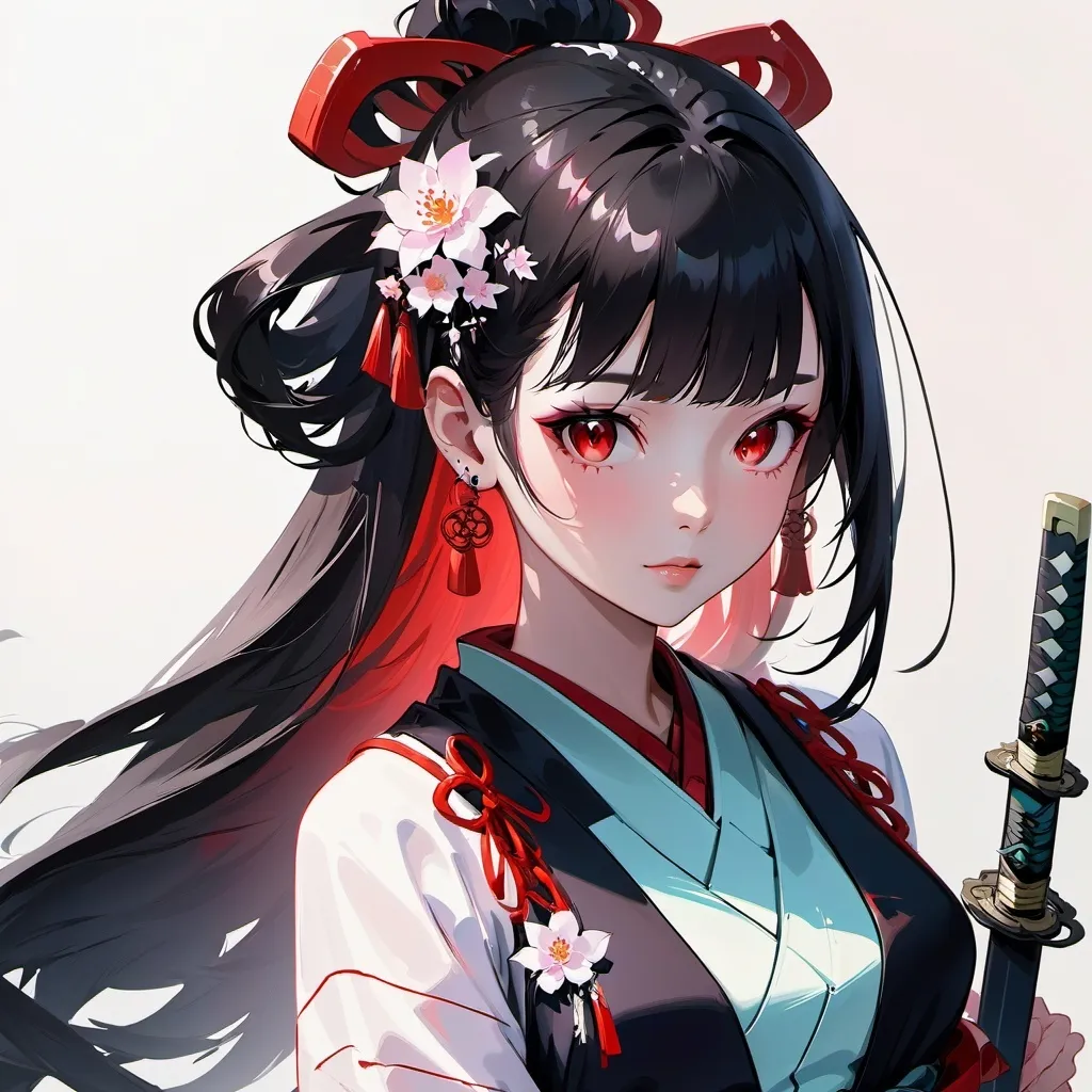 chat with ai character: samurai girl 