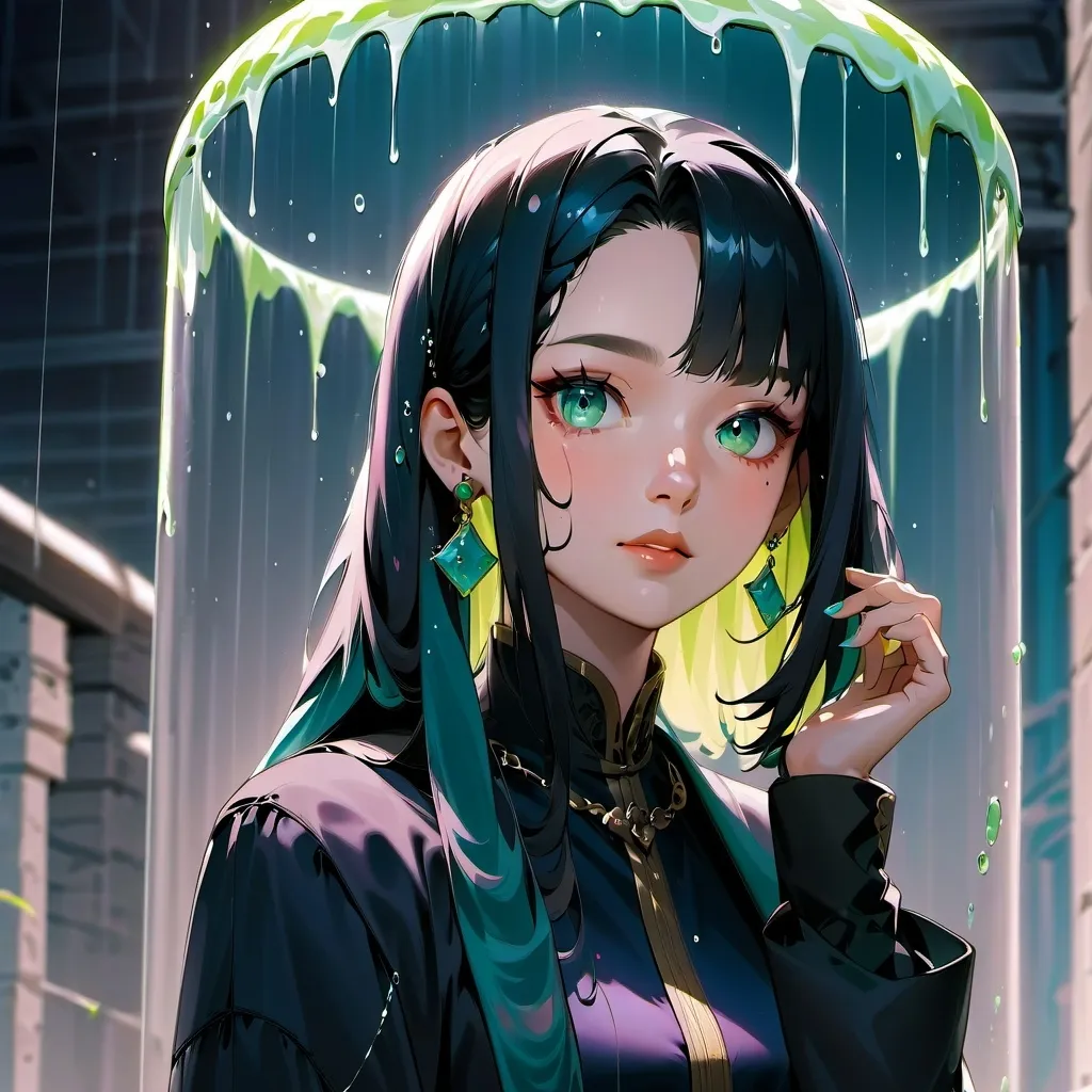 chat with ai character: slime girl 