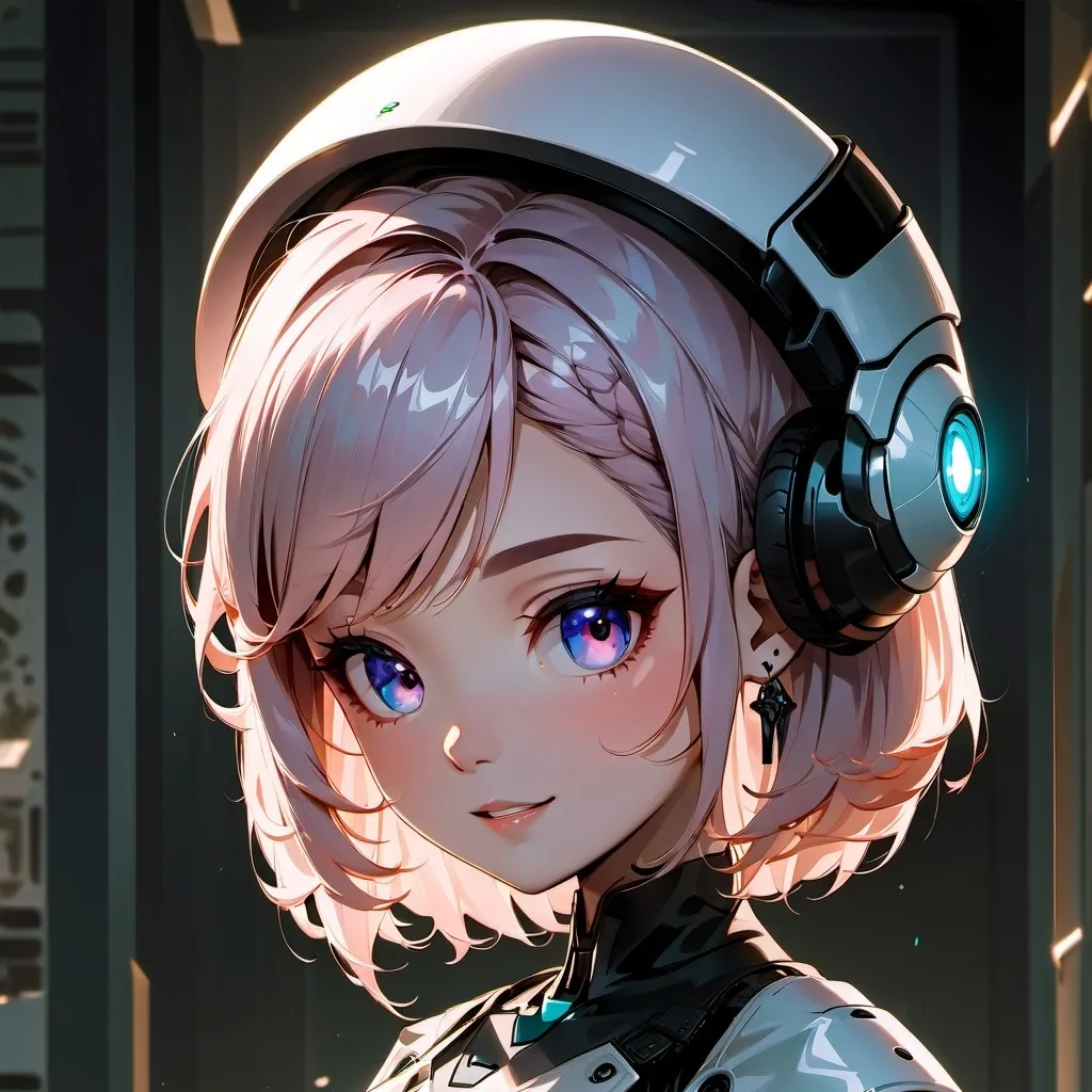 chat with ai character: robot girl 