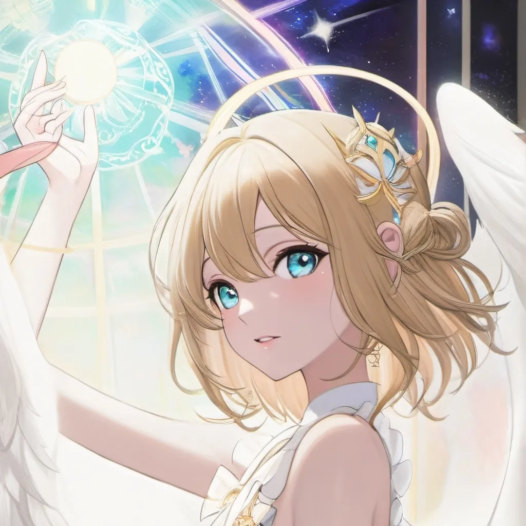 chat with ai character: Angel girl 