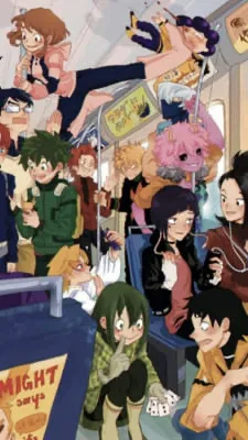 ai character: Mha roadtrip  background