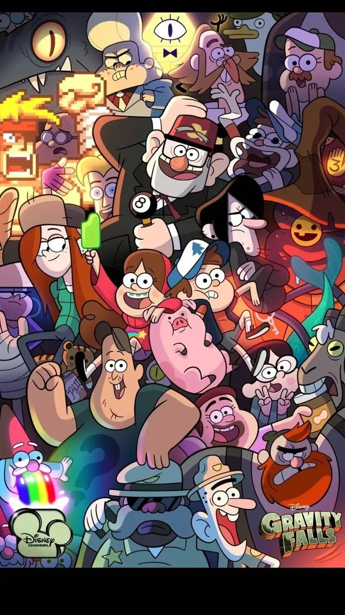 ai character: gravity falls  background