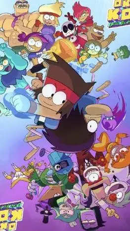 ai character: ok K.O.!  background