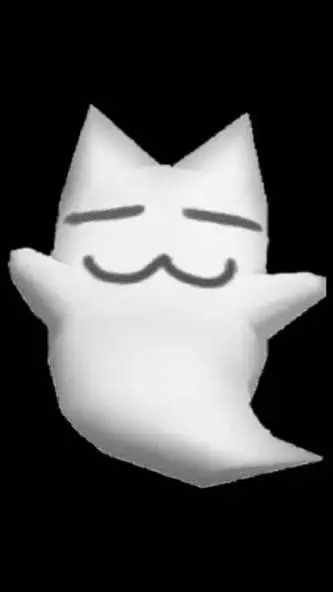 ai character: Ghost Kitty 🐱 background