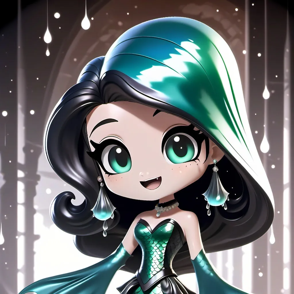 chat with ai character: BFDI mermaid