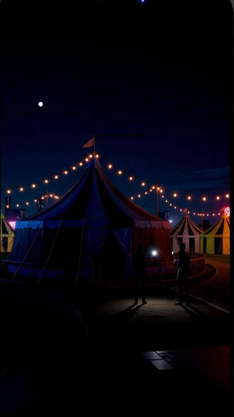 ai character: 🃜Circus🃚 background