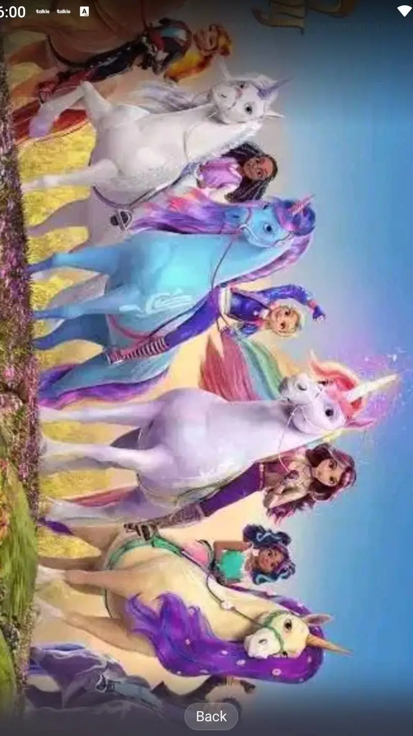 ai character: Unicorn Academy. background