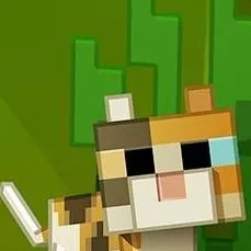 chat with ai character: Minecraft cat twin