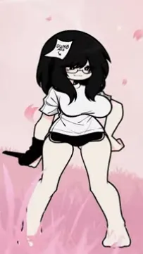 ai character: dani  background