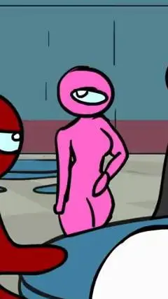 ai character: pink background