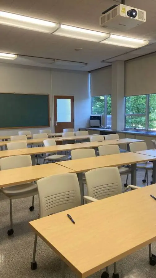 ai character: classroom background