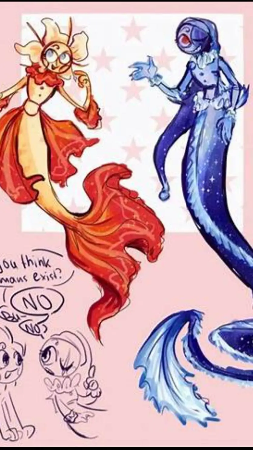 ai character: Sun and Moon siren background