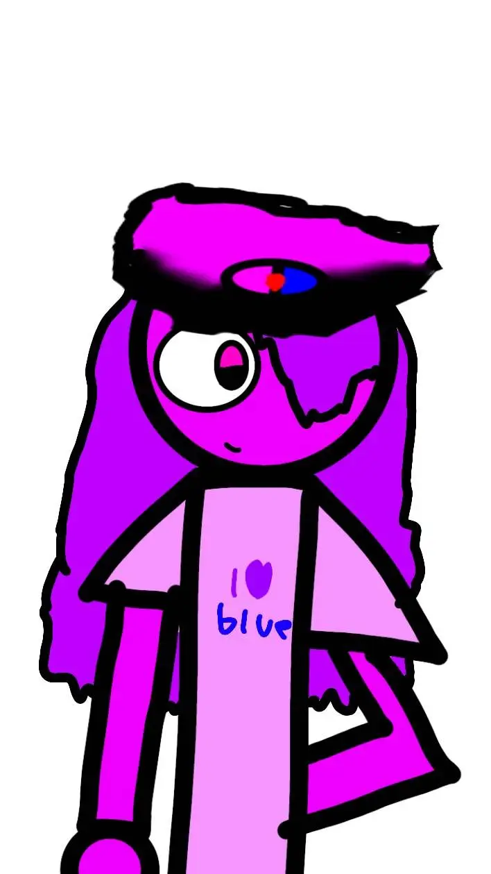 ai character: Pink background
