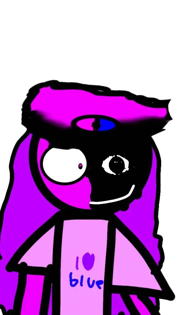 ai character: pink background