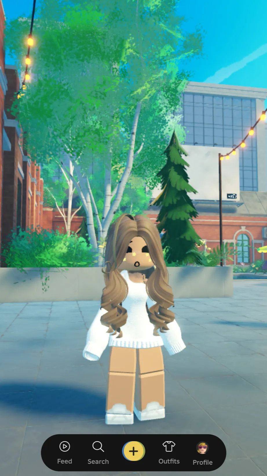 ai character: Roblox girl background