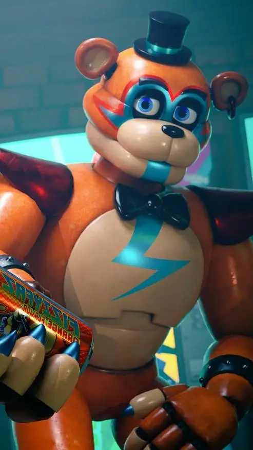 ai character: Glamrock Freddy background