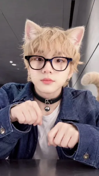 ai character: Jungwon x catboy background