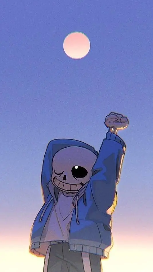 ai character: Sans  background