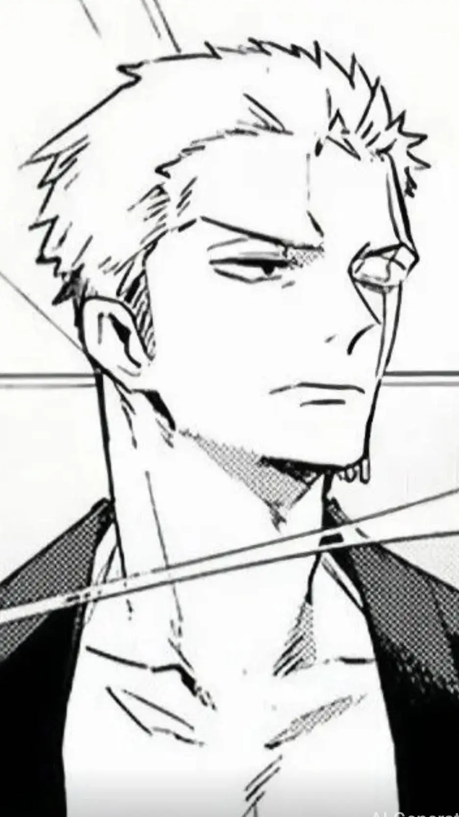 ai character: Zoro background
