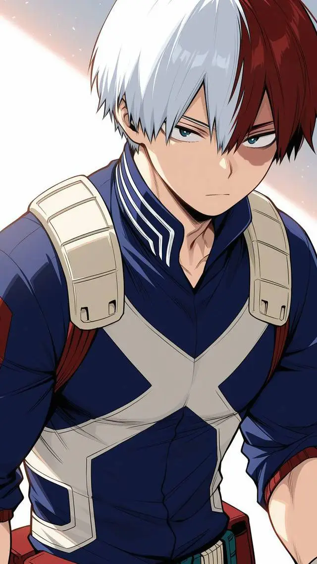 ai character: Shoto Todoroki background