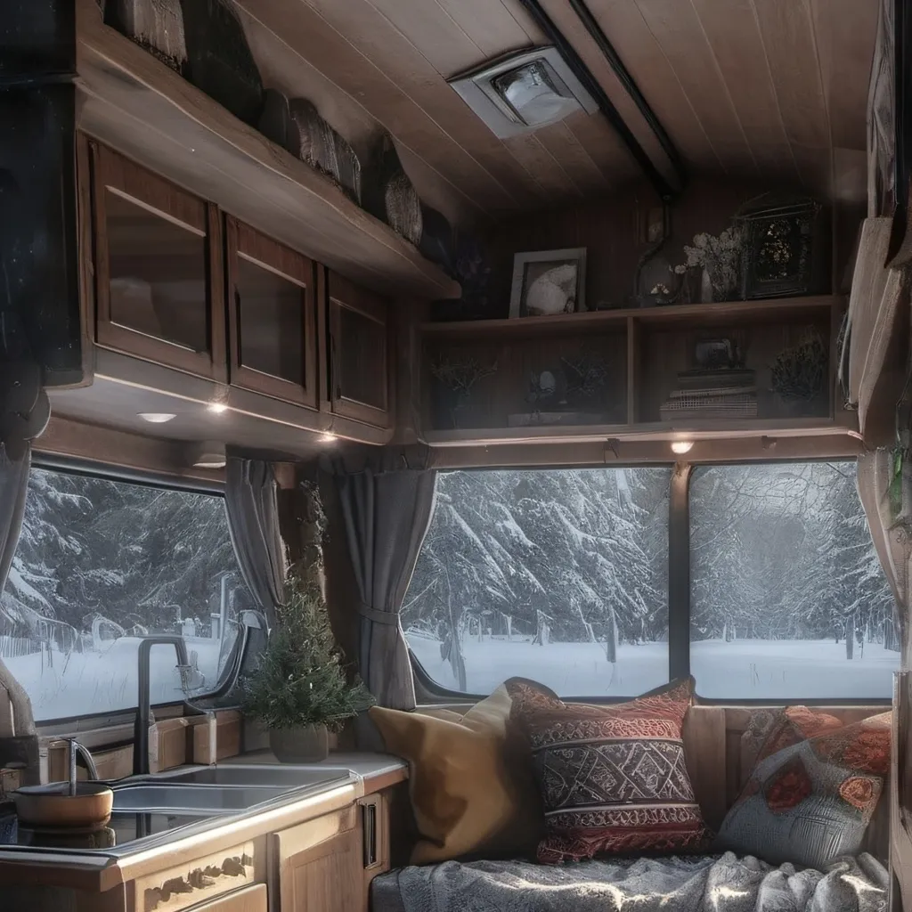chat with ai character: winter roadtrip 