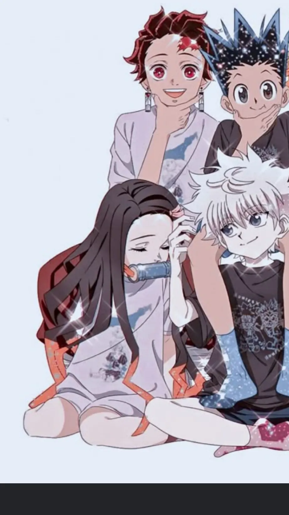 ai character: Kny and otheranime background