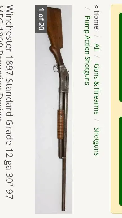 ai character: Winchester 1897 background