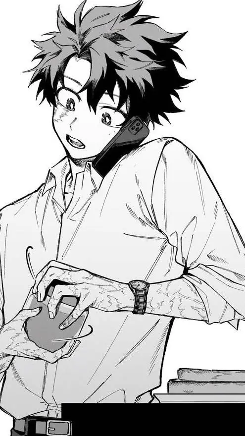 ai character: izuku midoriya background