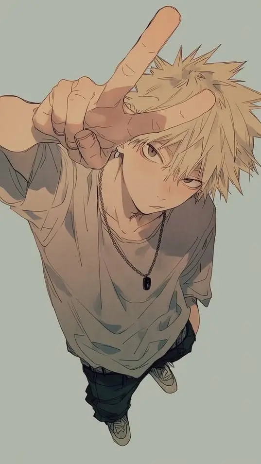 ai character: Katsuki Bakugo background