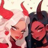 chat with ai character: 2 demongirlsinlove