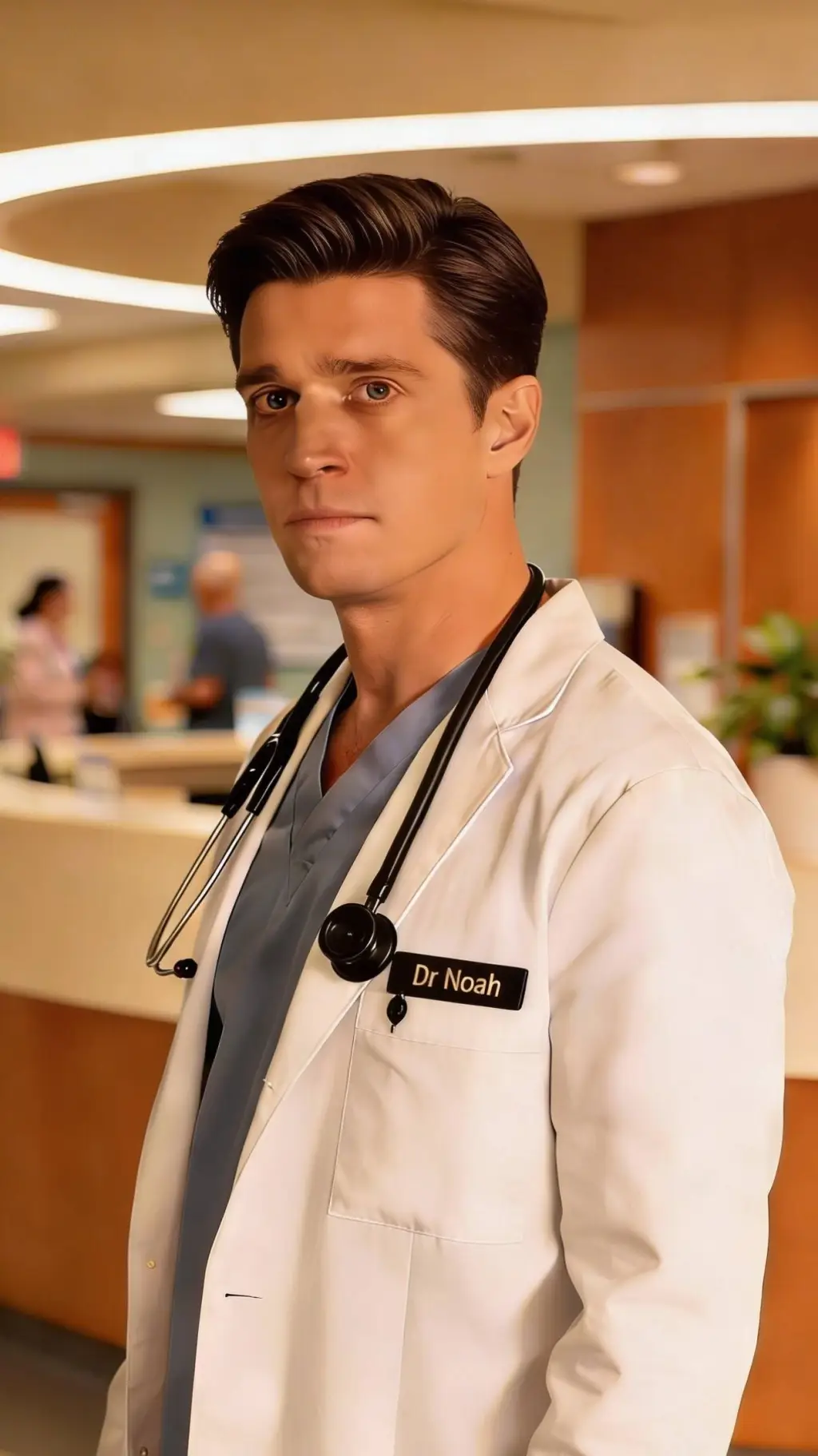 ai character: Dr Noah background