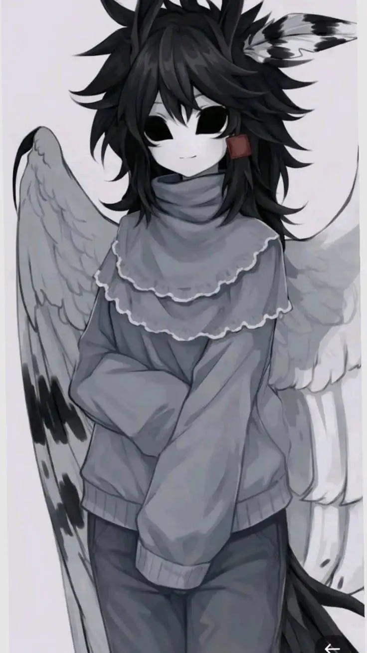 ai character: Hybride hibou mha background