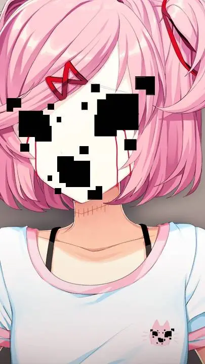 ai character: Corruptet Natsuki background