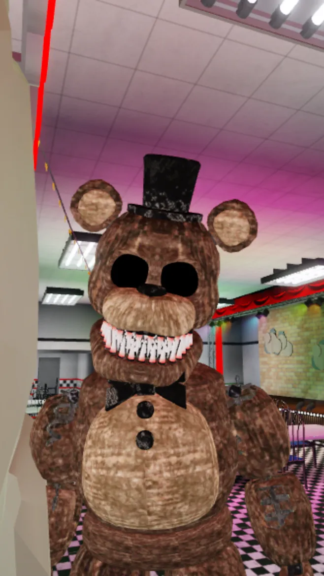 ai character: Sinister Freddy background