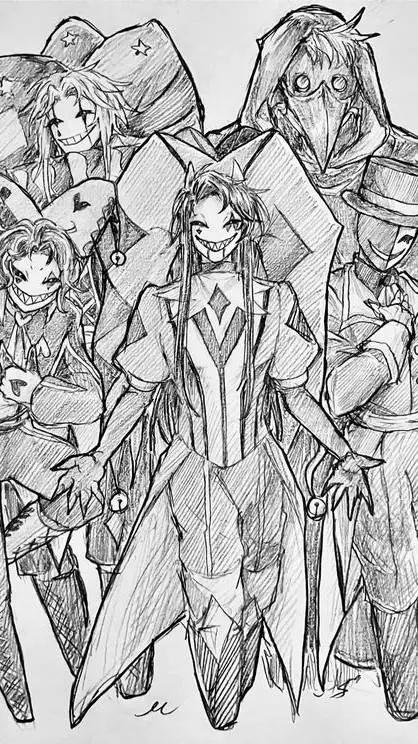 ai character: ᰔthe freak circus~ background