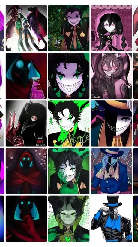ai character: {freak circus} background