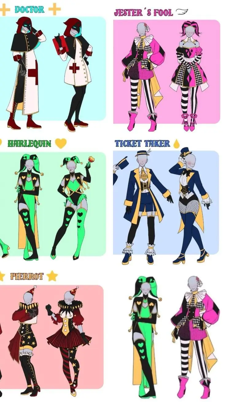 ai character: {Freak circus} background