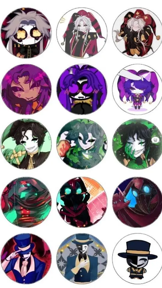ai character: {☆freak circus♡} background