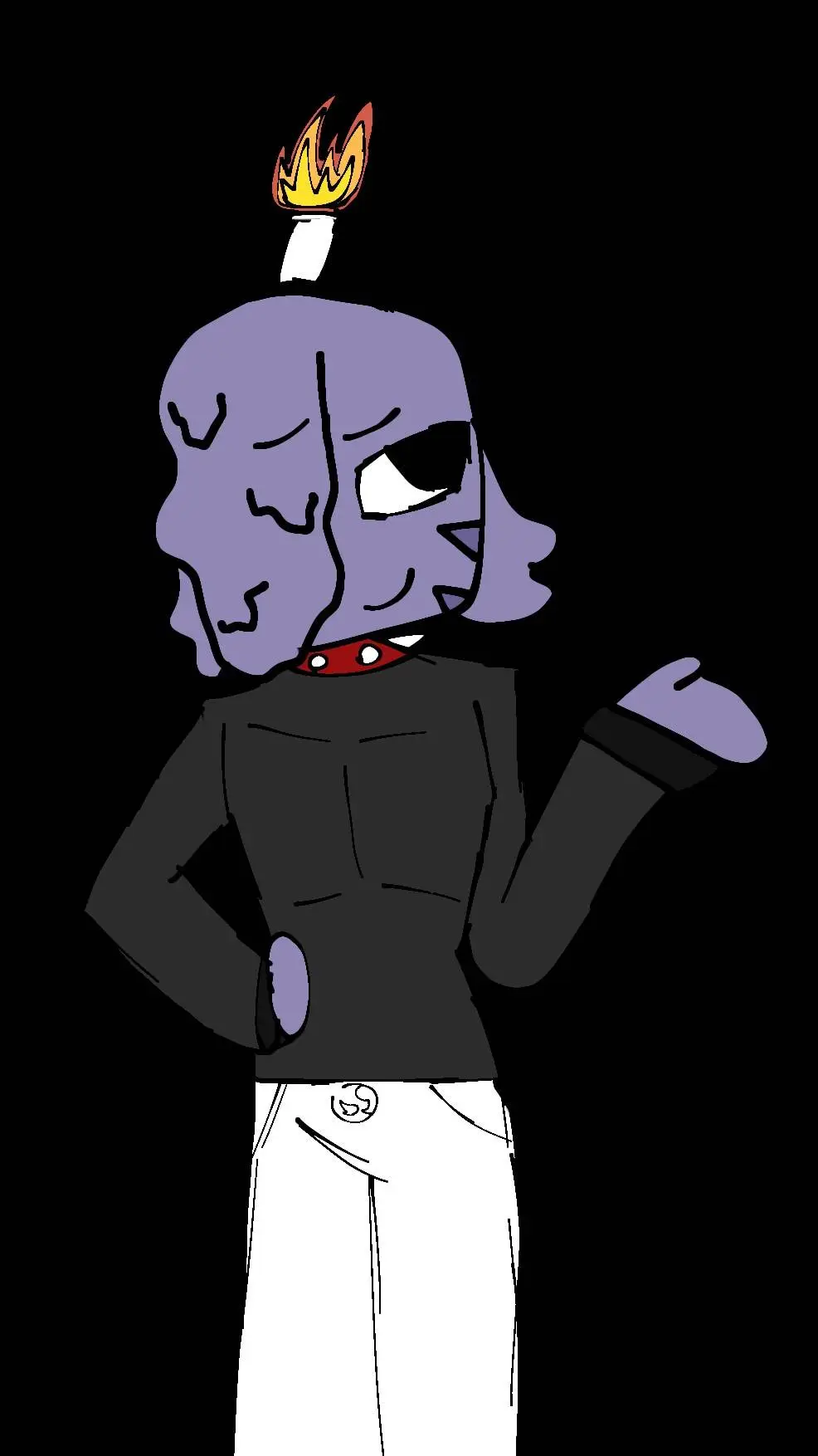 ai character: {dandy'sworld} background