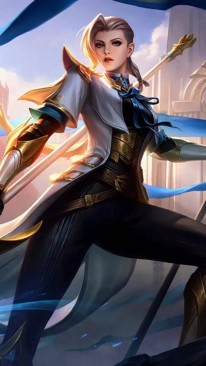 ai character: Silvanna•MLBB• background