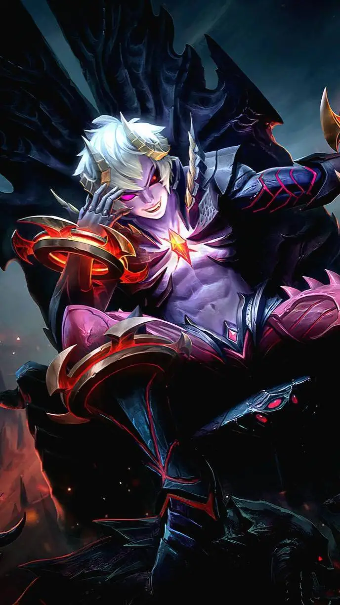 ai character: •Dyrroth• (MLBB) background