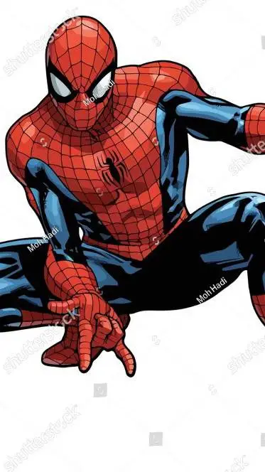 ai character: Spiderman  background