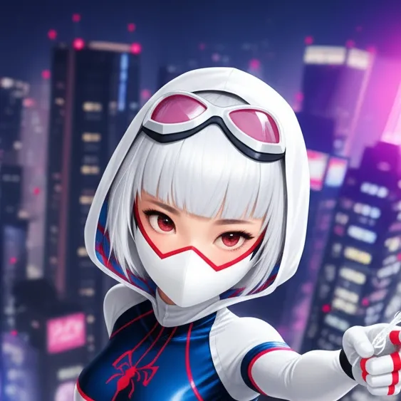 chat with ai character: Spider Girl (Hana)