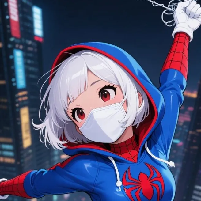 chat with ai character: Spider Girl (Hana)