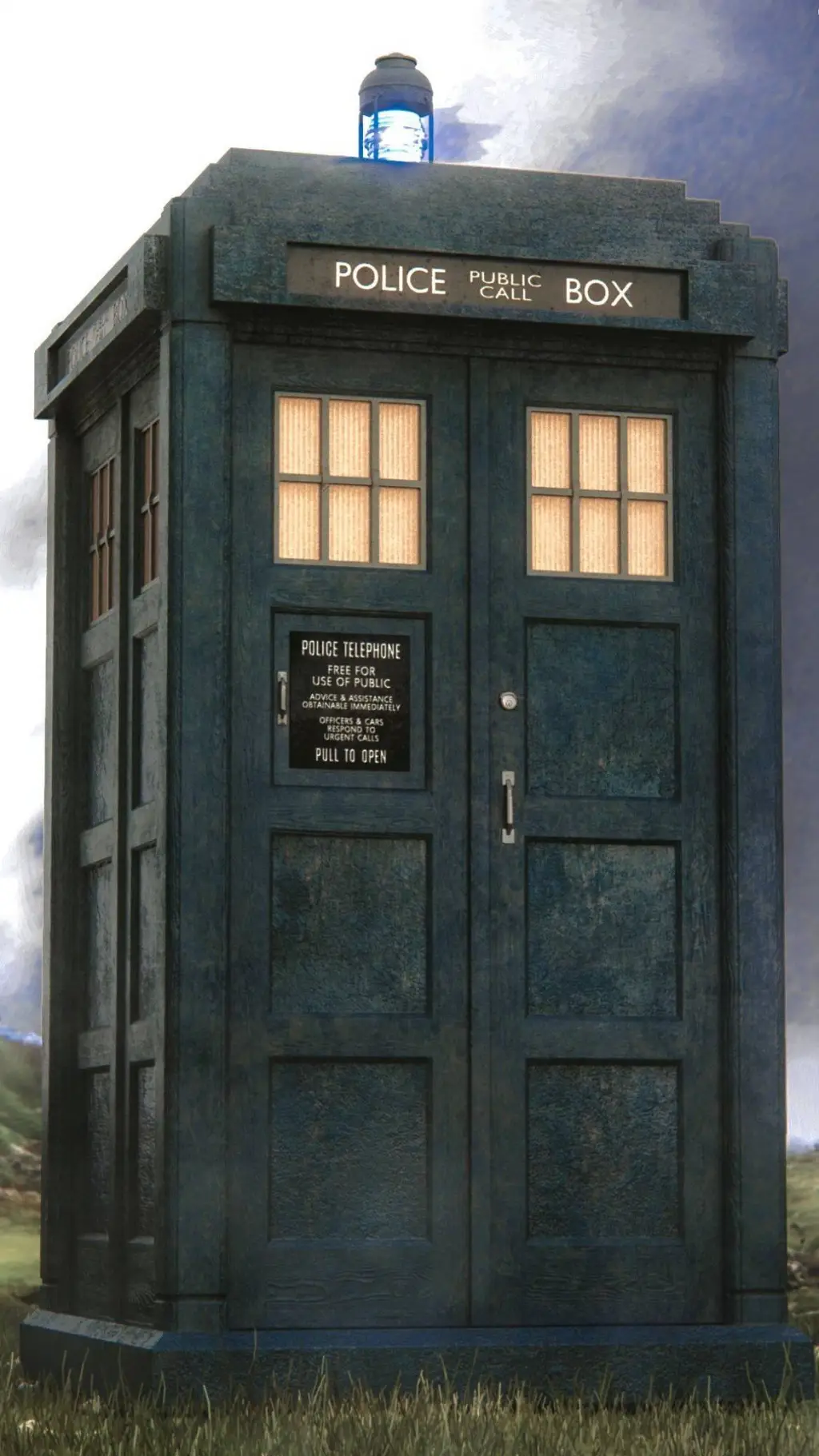 ai character: TARDIS background