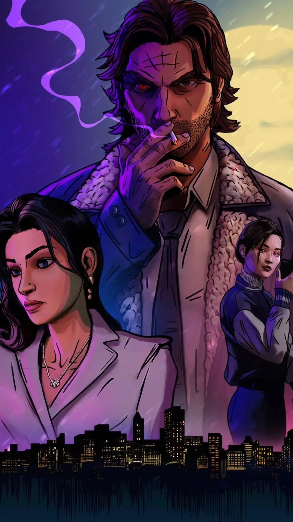 ai character: The Wolf Among Us background